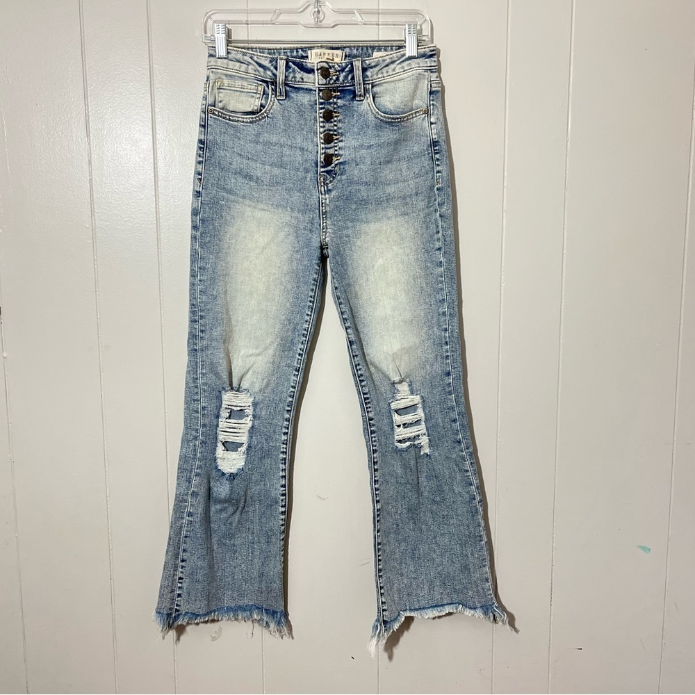 HARPER HERITAGE Women's Jeans High Rise Crop Flare Size 28